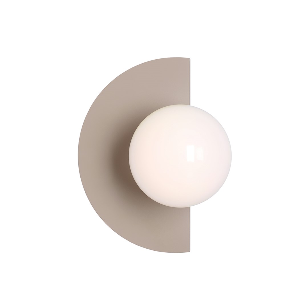 Loop 28cm Beige seinävalaisin valmistajalta Artera - T&auml;ss&auml; modernissa sein&auml;valaisimessa yhdistyy yksinkertainen geometria ja tyylik&auml;s muotoilu luoden ainutlaatuisen ja katseenvangitsijan design-elementin.