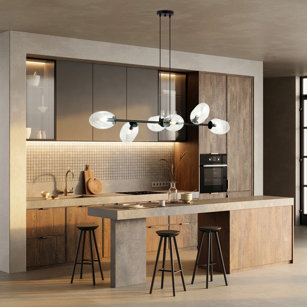 Pandora 120cm Läpinäkyvä kattovalaisin valmistajalta Emibig Lighting - Modernille muotoilulle on ominaista ainutlaatuisen muotoiset n&auml;yt&ouml;t &ndash; tyylik&auml;s ja virtaviivainen &ndash; joka antaa huoneelle sek&auml; charmia ett&auml; persoonallisuutta.