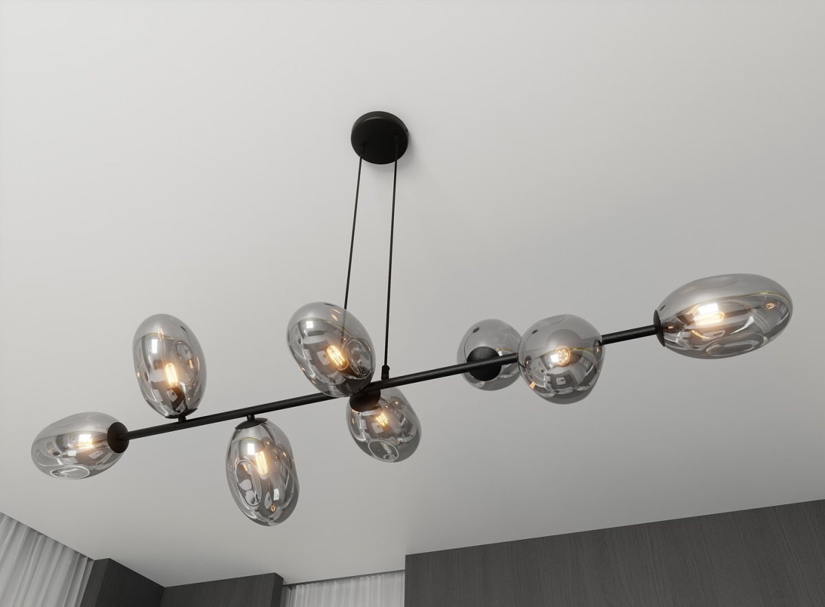 Pandora 140cm Savun värinen kattovalaisin valmistajalta Emibig Lighting - Modernille muotoilulle on ominaista ainutlaatuisen muotoiset n&auml;yt&ouml;t &ndash; tyylik&auml;s ja virtaviivainen &ndash; joka lis&auml;&auml; sek&auml; vieh&auml;tyst&auml; ett&auml; persoonallisuutta huoneeseen.