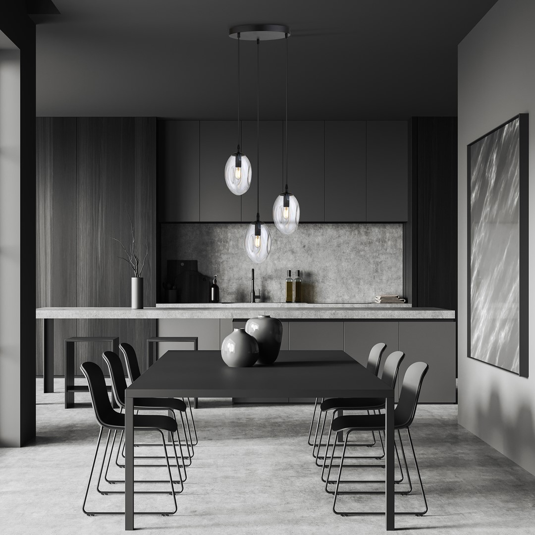 Astral Ø40 Läpinäkyvä kattovalaisin valmistajalta Emibig Lighting - Valaisimet on viimeistelty läpinäkyvillä lasikuvuilla, jotka levittävät huoneeseen miellyttävää ja kutsuvaa valoa.