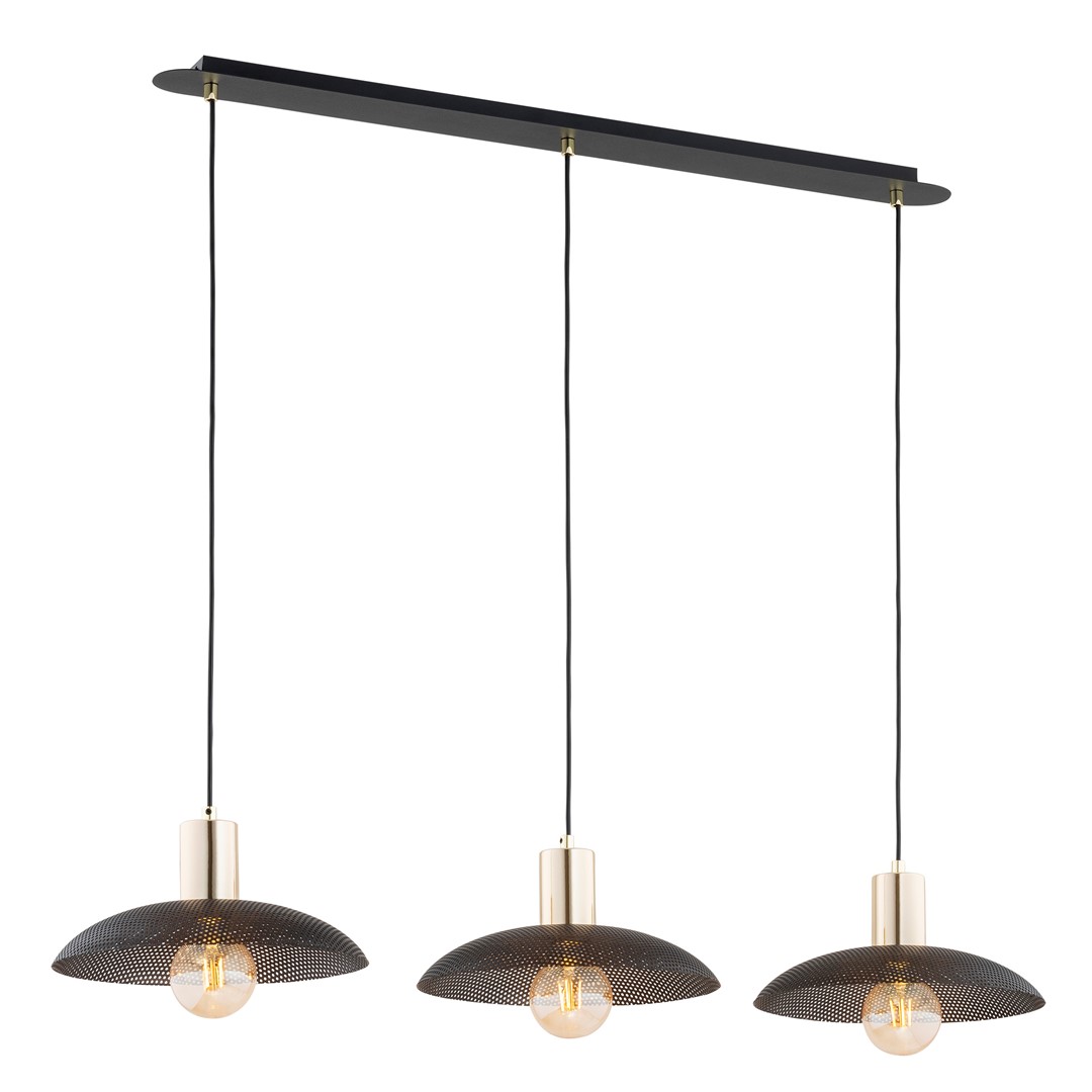 Spirit 90cm Musta kattovalaisin valmistajalta Emibig Lighting - N&auml;m&auml; teolliset kattovalaisimet huokuvat luonnetta ja yhdist&auml;v&auml;t metalliset elementit minimalistiseen eleganssiin.