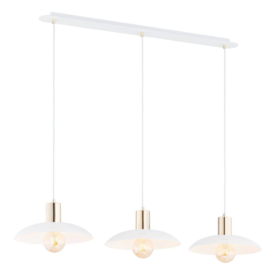 Spirit 90cm Valkoinen kattovalaisin valmistajalta Emibig Lighting - N&auml;m&auml; teolliset kattovalaisimet huokuvat luonnetta ja yhdist&auml;v&auml;t metalliset elementit minimalistiseen eleganssiin.