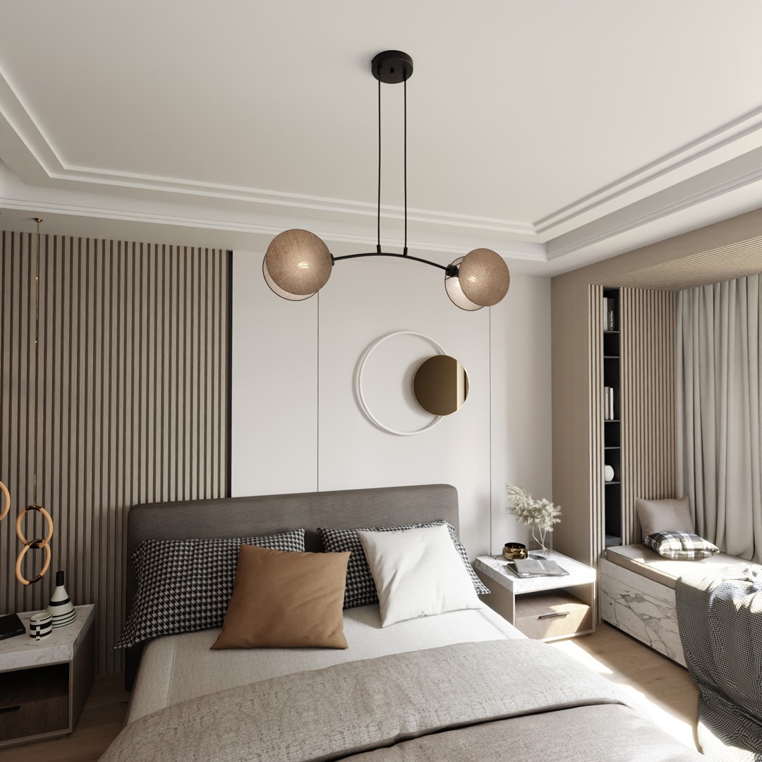 Motif 82cm Luonto kattovalaisin valmistajalta Emibig Lighting - Motif on moderni kattolamppusarja, joka tekee vaikutuksen eleganssillaan ja innovatiivisella muotoilullaan.