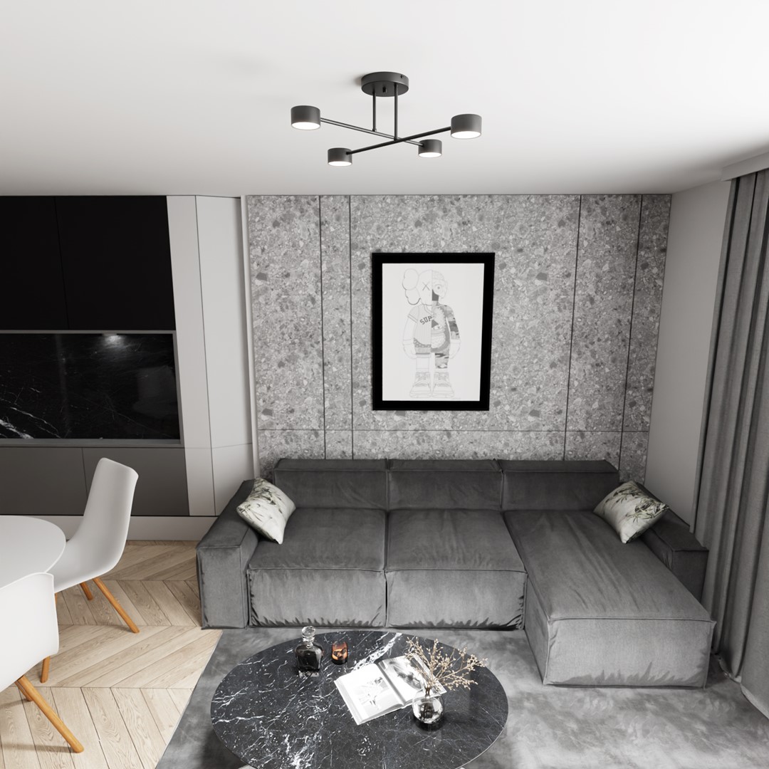 Halo Ø60 Musta plafondi valmistajalta Emibig Lighting - Halo – Tässä poikkeuksellisessa valaistuksessa on moderni ja minimalistinen muotoilu.