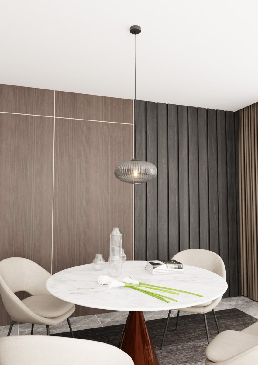 Coco Ø30 Savun värinen kattovalaisin valmistajalta Emibig Lighting - Coco-kattovalaisin on moderni riipus, jossa yhdistyy eleganssi ja toiminnallisuus.