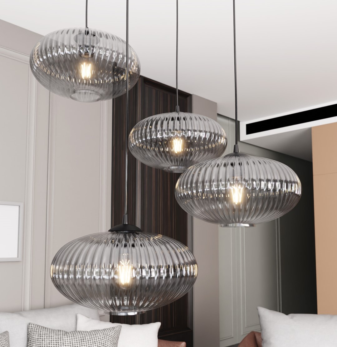 Coco Ø70 Savun värinen kattovalaisin valmistajalta Emibig Lighting - Coco-kattovalaisin on moderni riipus, jossa yhdistyy eleganssi ja toiminnallisuus.