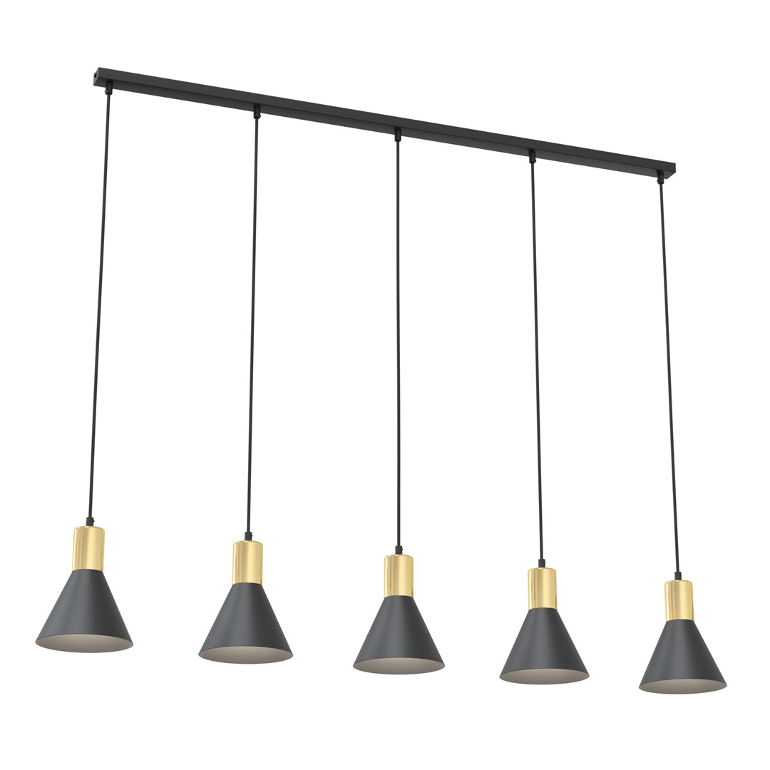 Rosa 116cm Musta kattovalaisin valmistajalta Emibig Lighting - 