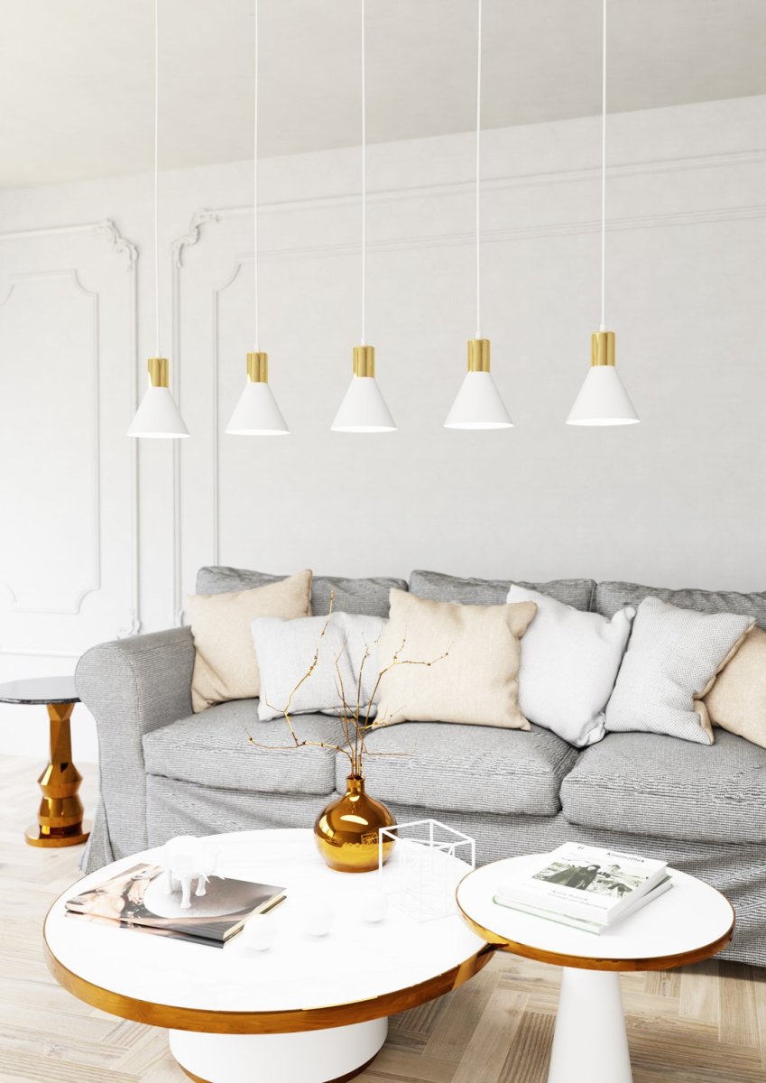 Rosa 116cm Valkoinen kattovalaisin valmistajalta Emibig Lighting - 