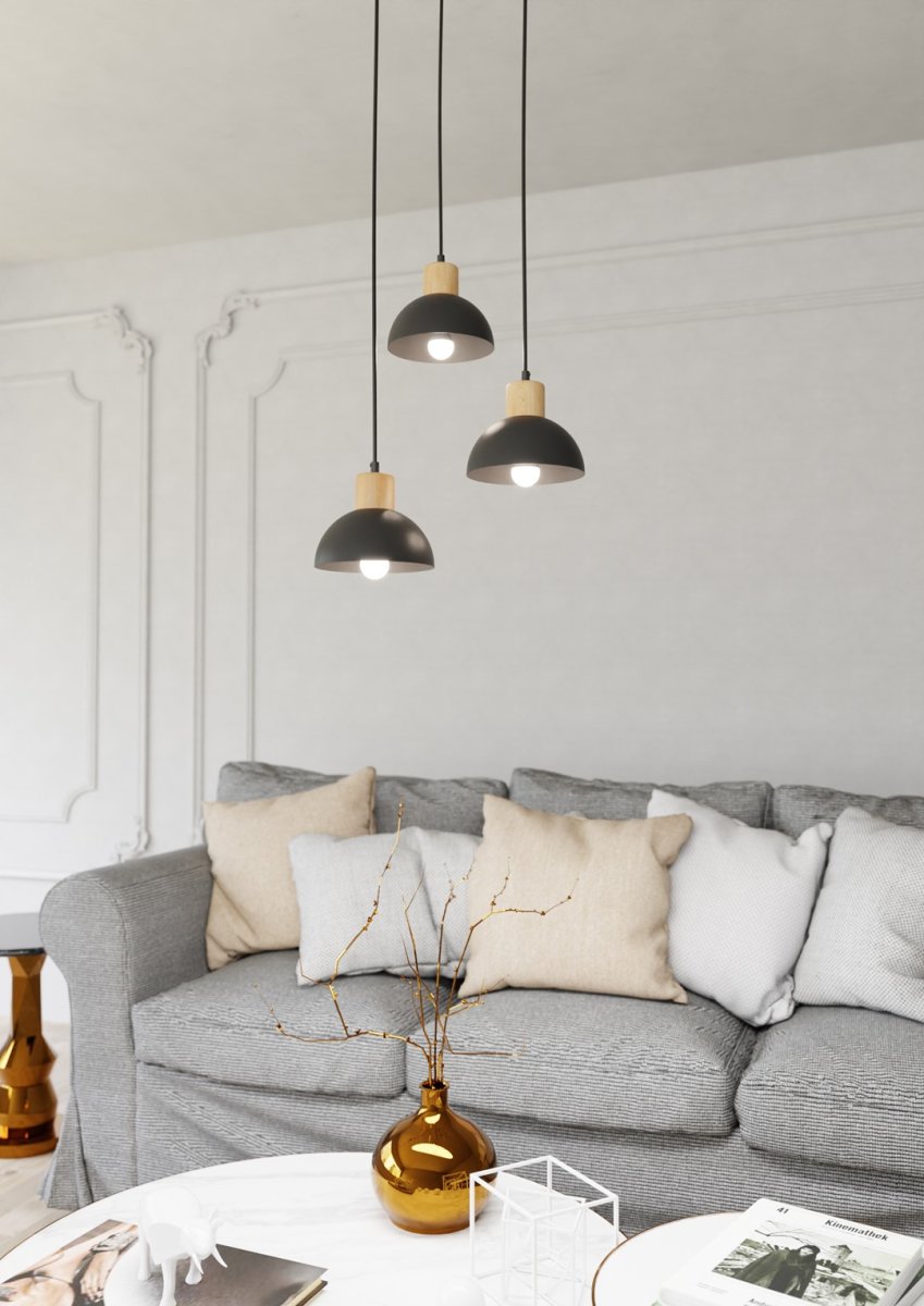 Seco Ø30 Musta kattovalaisin valmistajalta Emibig Lighting - Erinomainen valinta niille, jotka pit&auml;v&auml;t minimalismista ja luonnon inspiroimasta muotoilusta.