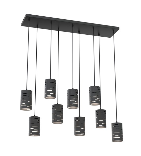 Zoomaa kuva kohteesta Tank 92cm Musta kattovalaisin valmistajalta Emibig Lighting - 