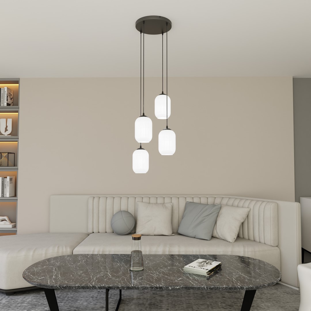 Verdi Ø30 Valkoinen kattovalaisin valmistajalta Emibig Lighting - Alkuper&auml;inen muoto antaa huoneelle luonnetta ja luo henkil&ouml;kohtaisen tyylin, jossa on kodikas tunnelma.