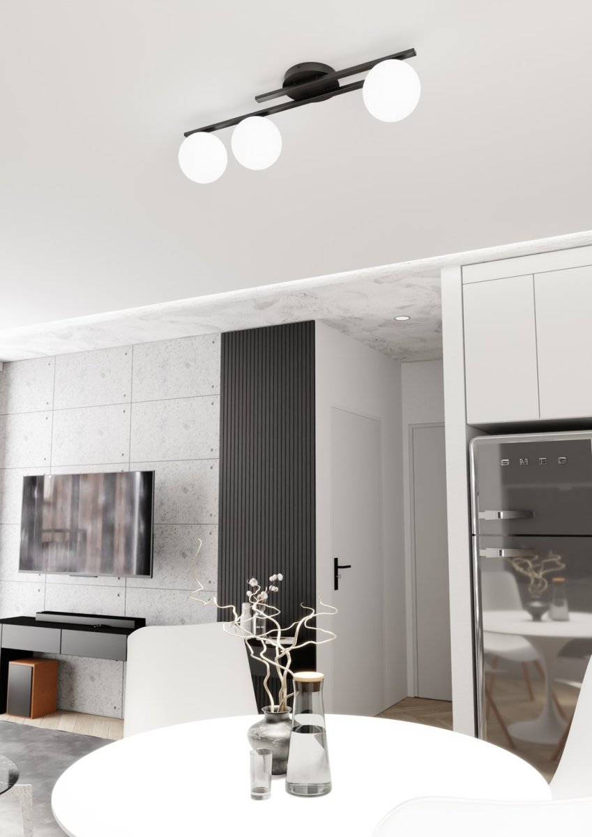 Kairo 74cm Mustavalkoinen plafondi valmistajalta Emibig Lighting - 