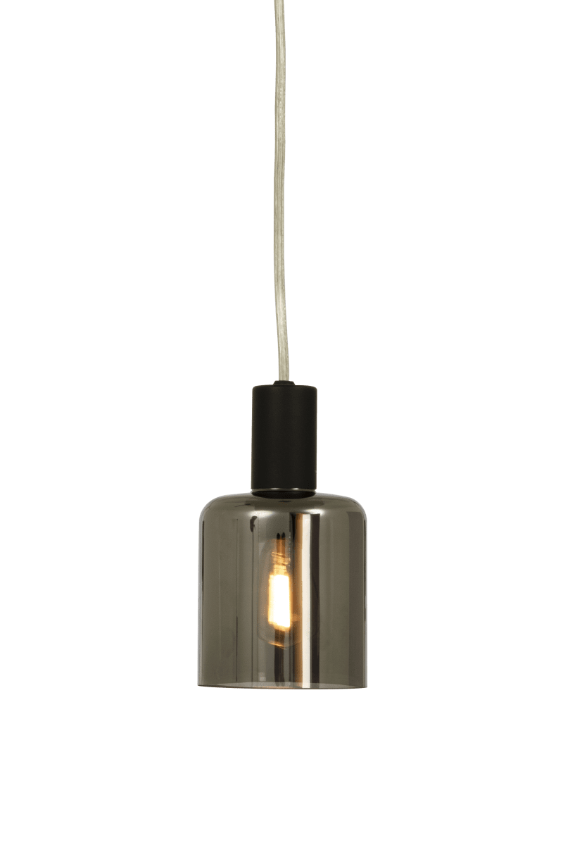 Cylinder Ø9 Musta ikkunavalaisin valmistajalta Aneta Lighting - Johto on 4 metriä välivirtakytkimellä ja pistokkeella.