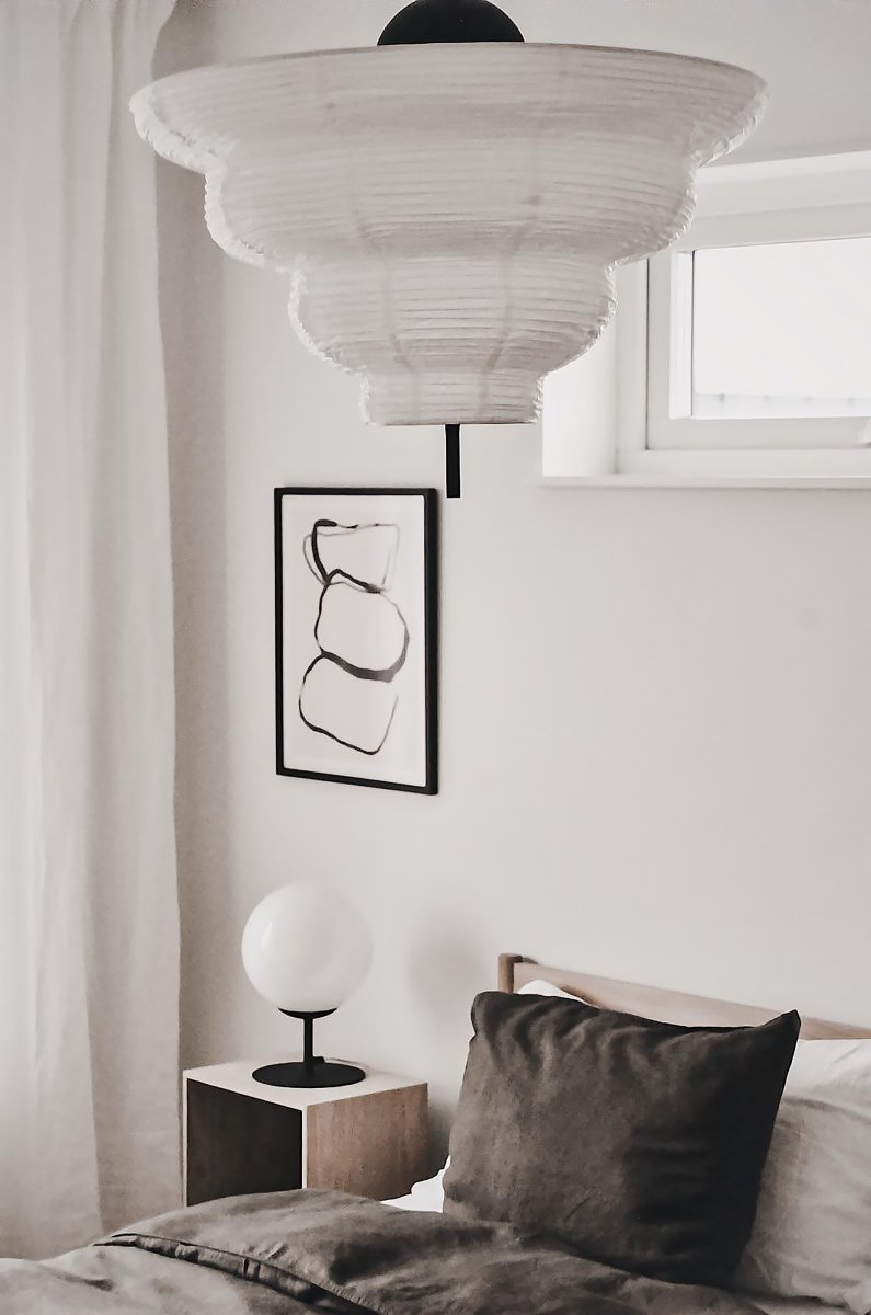 Kyoto Ø60 Valkoinen kattovalaisin valmistajalta Globen Lighting - Kyoto-kattovalaisin on saanut inspiraationsa Aasiasta ja perinteisest&auml; riisilampusta.