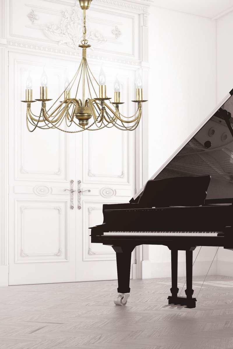 Tori Ø63 Kulta kattovalaisin valmistajalta Emibig Lighting - Tori on kaunis, hienostunut ja eksklusiivinen valaisin, joka t&auml;ydent&auml;&auml; t&auml;ydellisesti klassisia asetelmia.