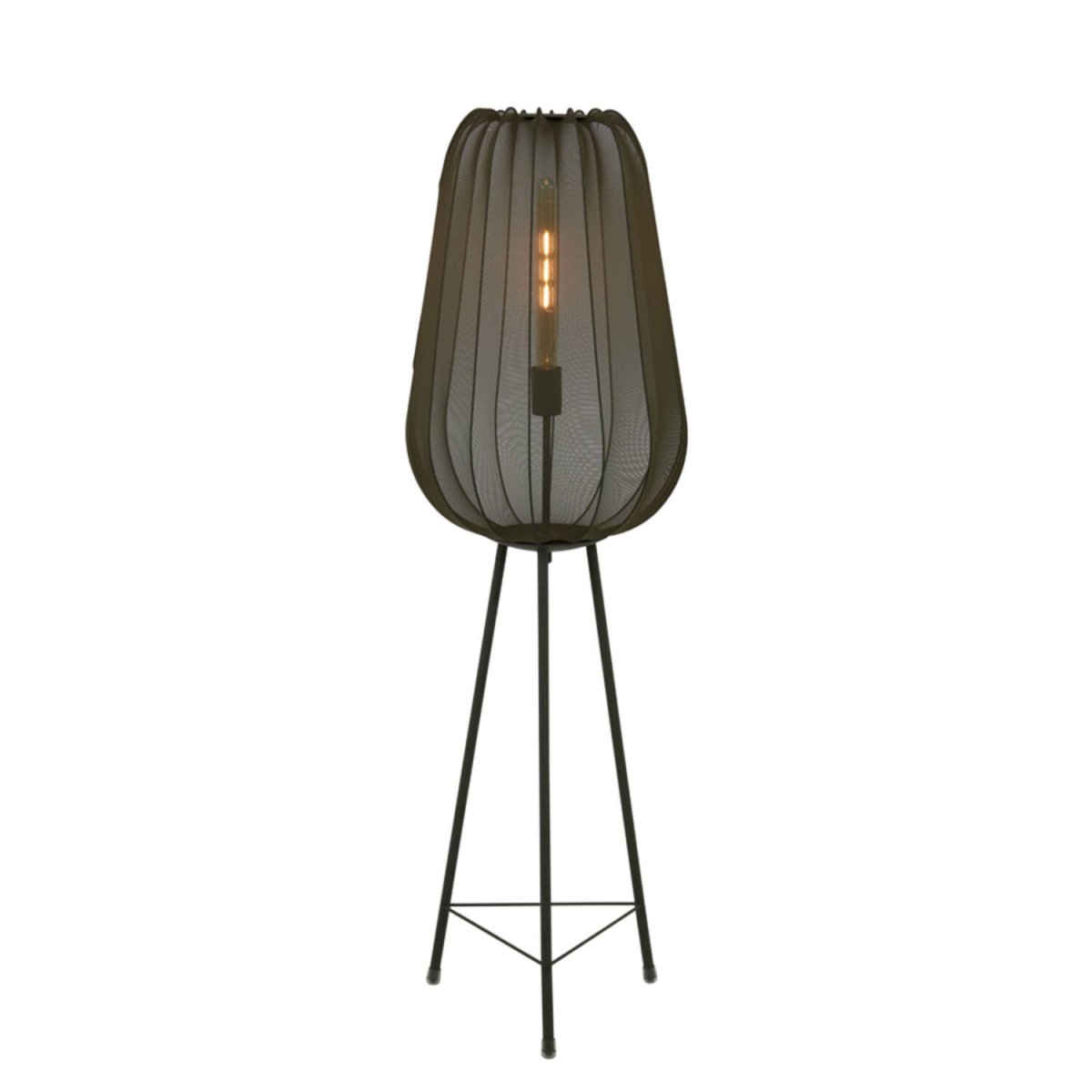 Plumeria Tummanvihreä lattiavalaisin valmistajalta Light & Living - Plumeria on moderni lattiavalaisin tyylikkäillä yksityiskohdilla.