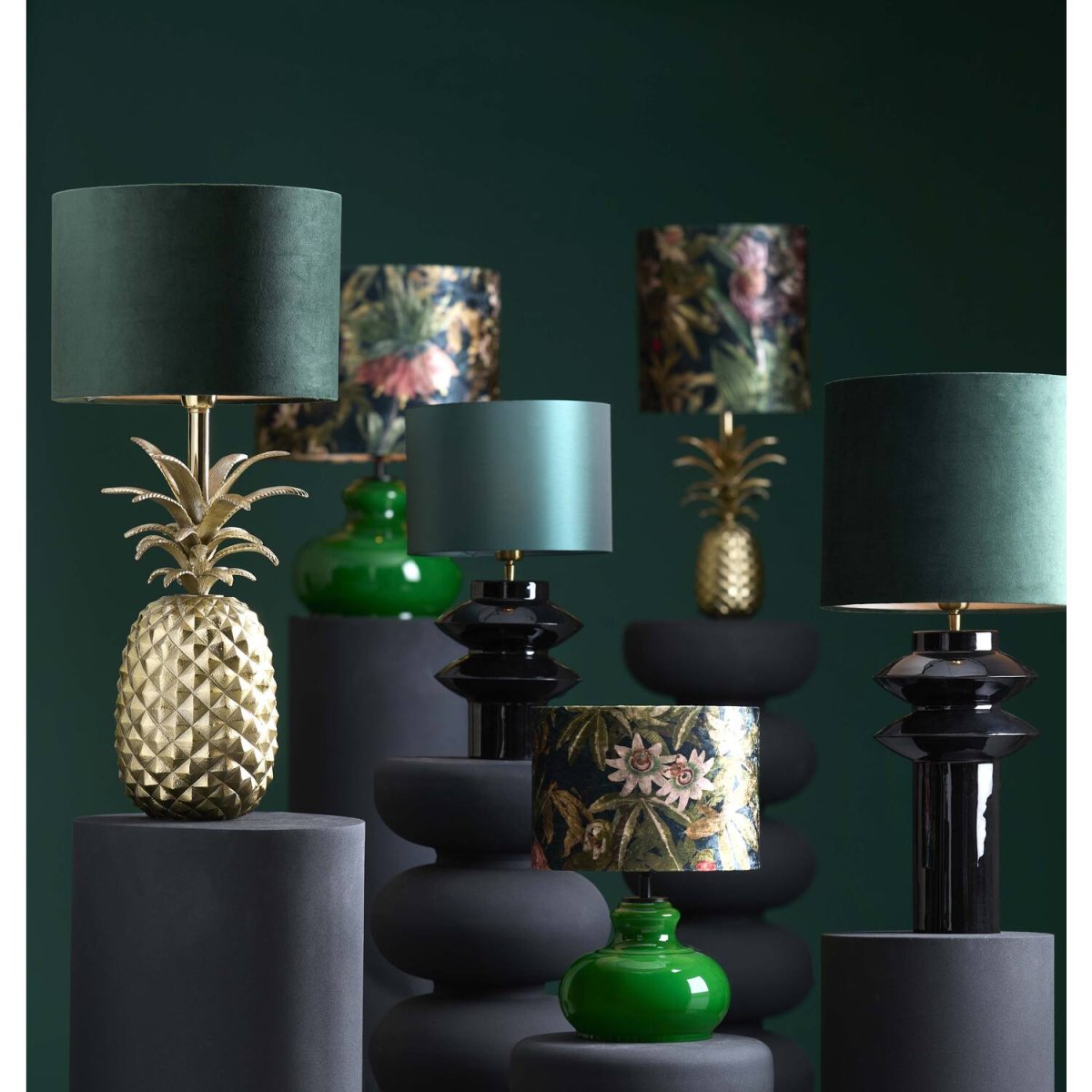 Verde 33cm Vihreä lampunjalka valmistajalta Light & Living - 