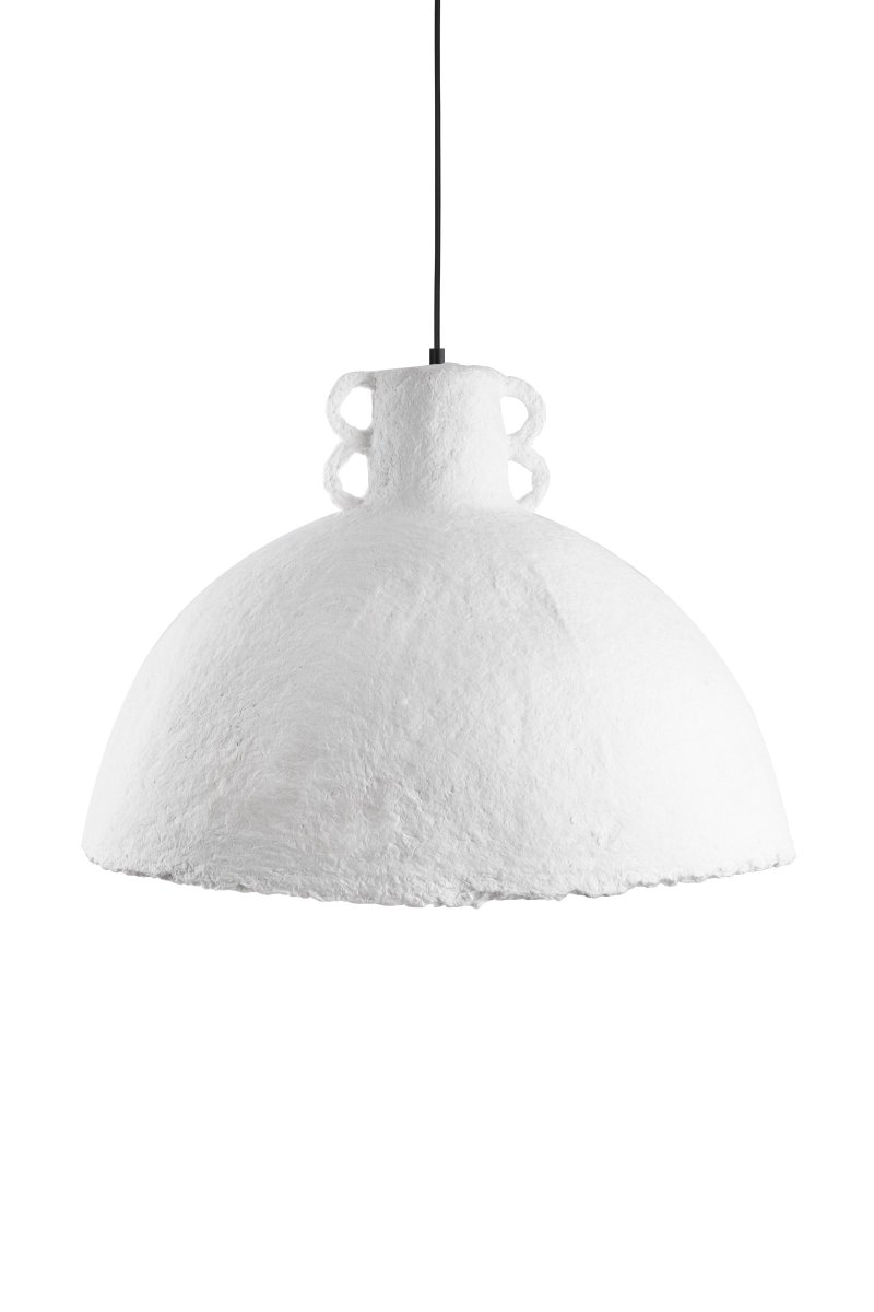 Maché Ø50 Valkoinen kattovalaisin valmistajalta Globen Lighting - T&auml;m&auml; lamppu on k&auml;sintehty paperista, mik&auml; tarkoittaa, ett&auml; sen muoto/rakenne voi poiketa tuotekuvistamme, jokainen lamppu on ainutlaatuinen.