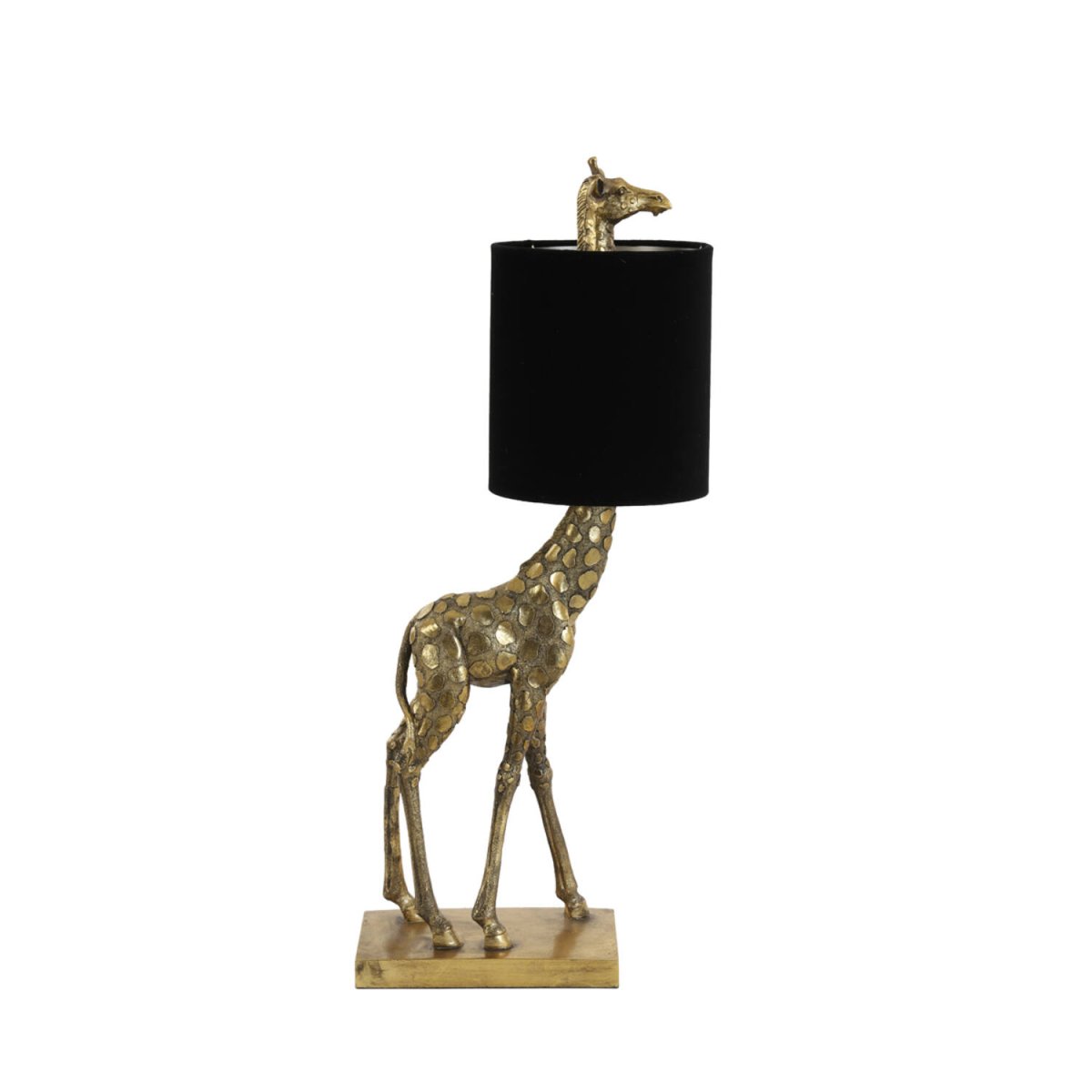 Giraffe 60cm Kulta pöytävalaisin valmistajalta Light & Living - Kirahvi on ainutlaatuinen p&ouml;yt&auml;valaisin, jossa yhdistyy rohkea muotoilu ja eleganssi.