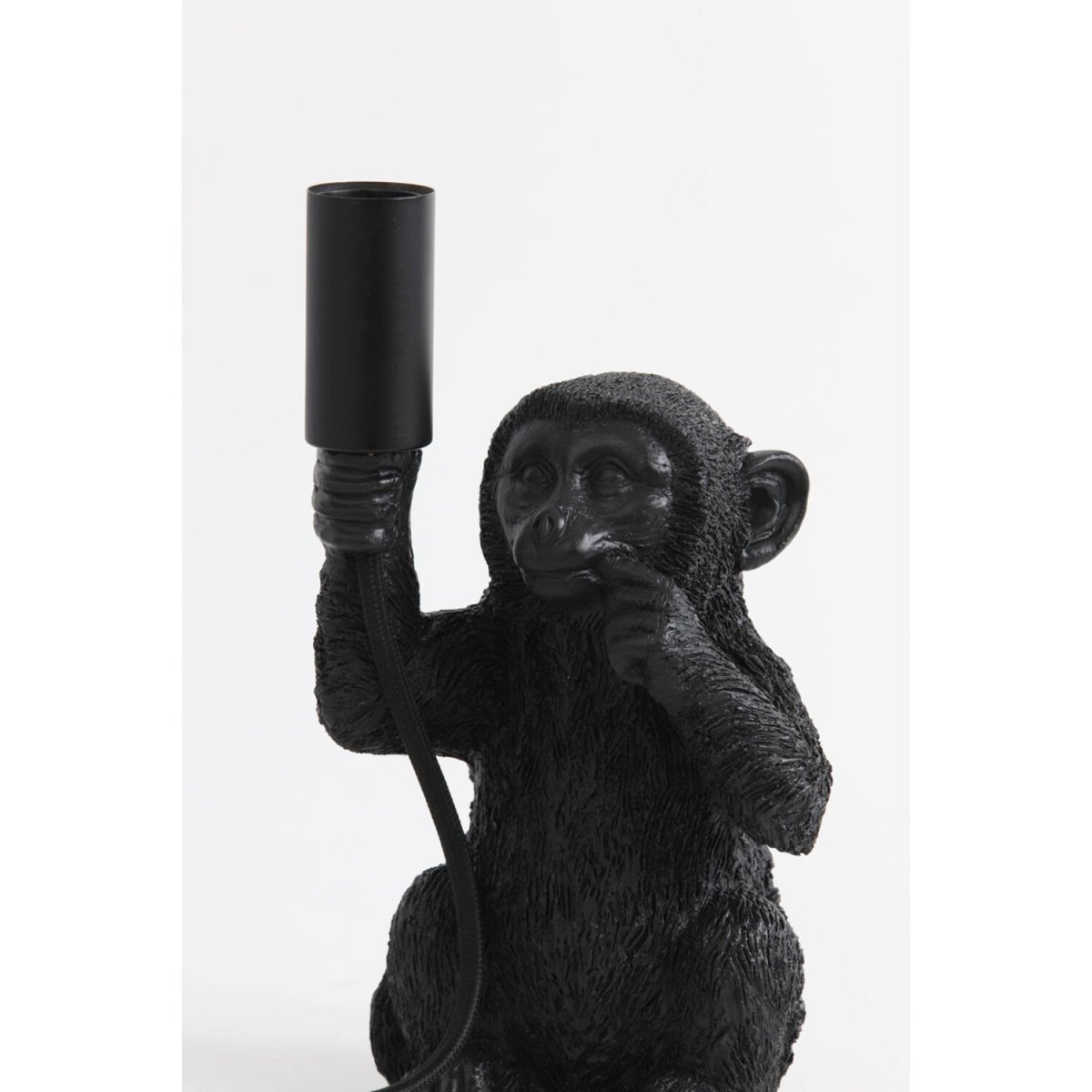 Monkey 23cm Musta pöytävalaisin valmistajalta Light & Living - Monkey on leikkisä luonteeltaan valaisin, anna sen valaista kotisi ainutlaatuisella ja viehättävällä muotoilullaan!