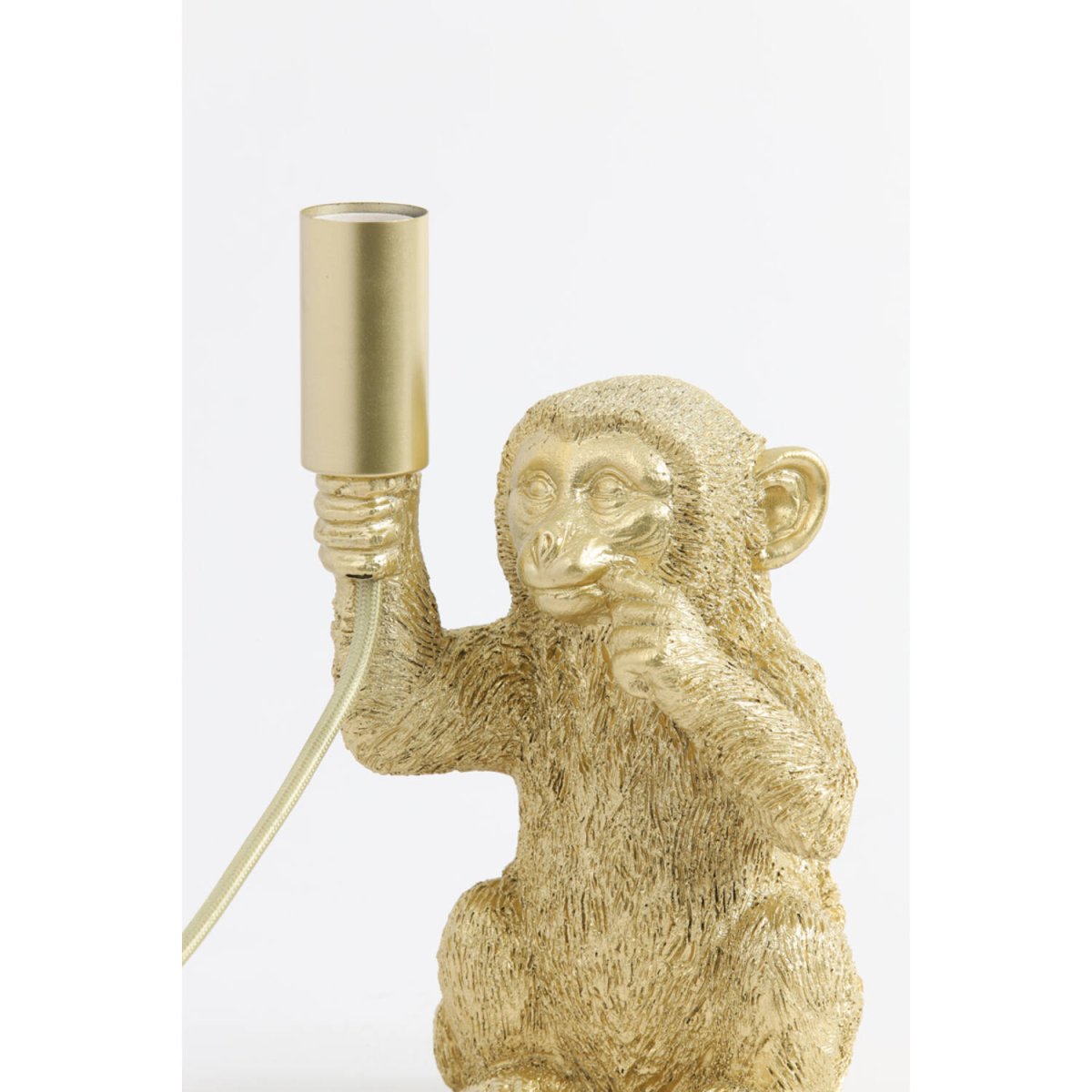 Monkey 23cm Kulta pöytävalaisin valmistajalta Light & Living - Monkey on leikkisä luonteeltaan valaisin, anna sen valaista kotisi ainutlaatuisella ja viehättävällä muotoilullaan!