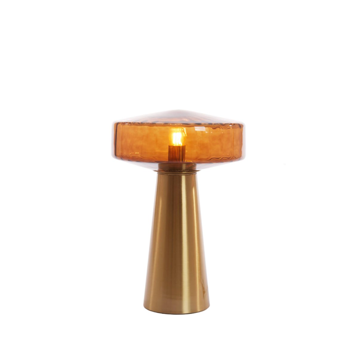 Pleat 45cm Kulta/ruskea pöytävalaisin valmistajalta Light & Living - 