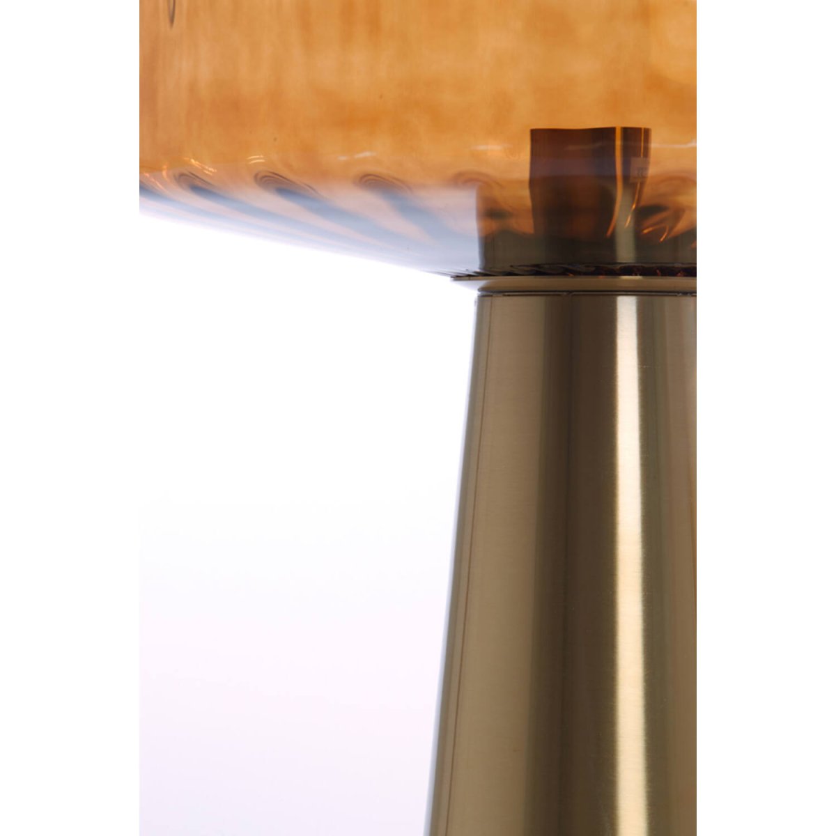 Pleat 53cm Kulta/ruskea pöytävalaisin valmistajalta Light & Living - 