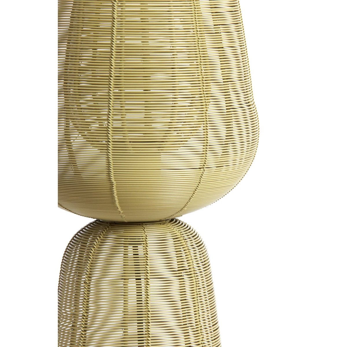 Aboso 42cm Vaaleanvihreä pöytävalaisin valmistajalta Light & Living - Sen ainutlaatuinen muoto antaa modernin ja elegantin tunnelman, ja se sopii t&auml;ydellisesti sek&auml; teolliseen ett&auml; skandinaaviseen sisustukseen.