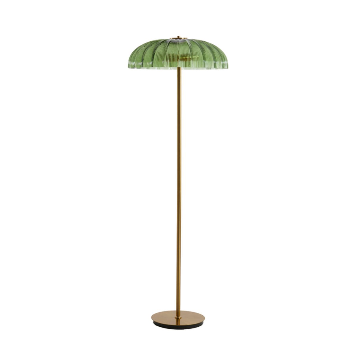 Fungo Kulta/vihreä lattiavalaisin valmistajalta Light & Living - Elegantti ja hienostunut muotoilu lisää sisustukseen ylellisen silauksen ja luo lämpimän, miellyttävän valonjaon.