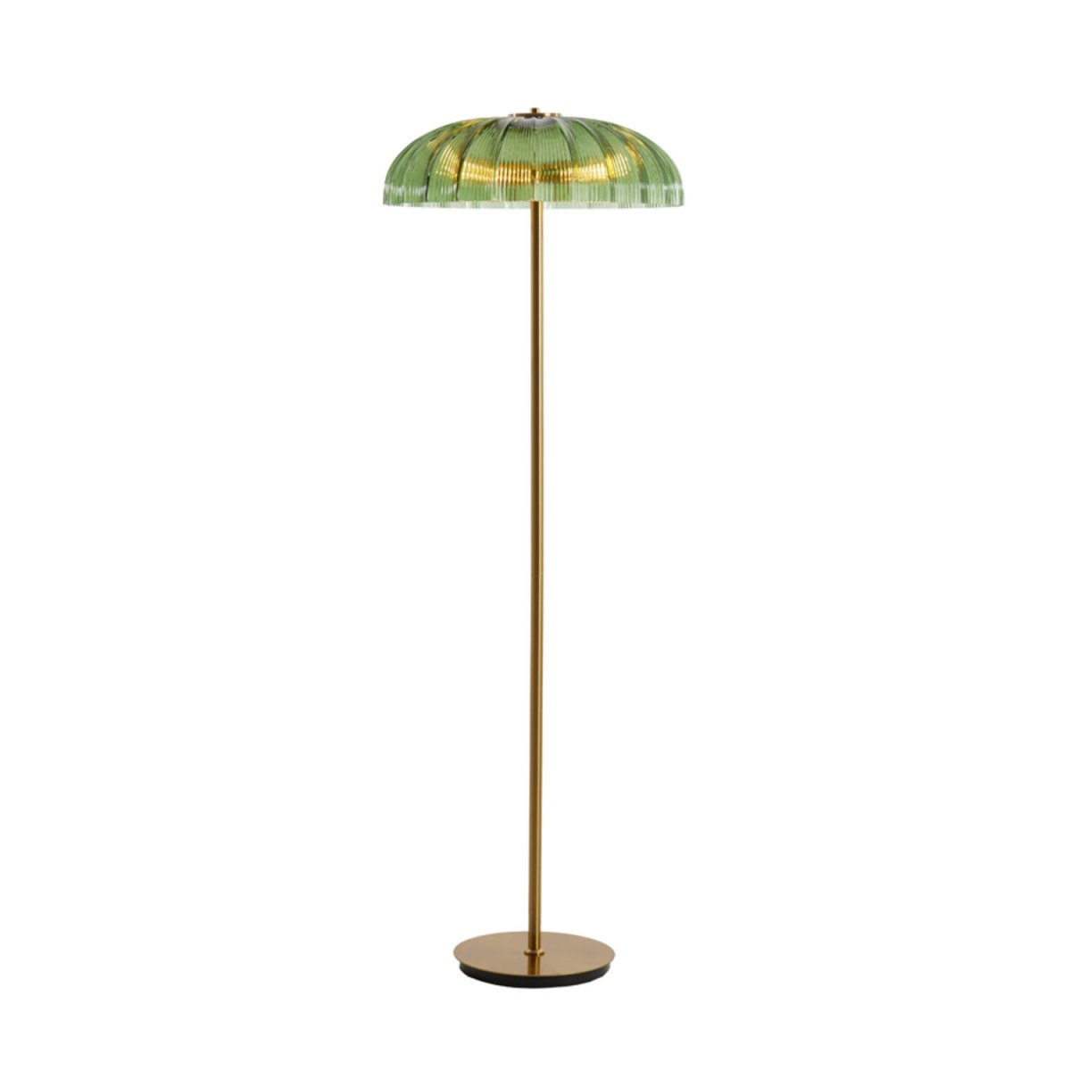 Fungo Kulta/vihreä lattiavalaisin valmistajalta Light & Living - Elegantti ja hienostunut muotoilu lisää sisustukseen ylellisen silauksen ja luo lämpimän, miellyttävän valonjaon.