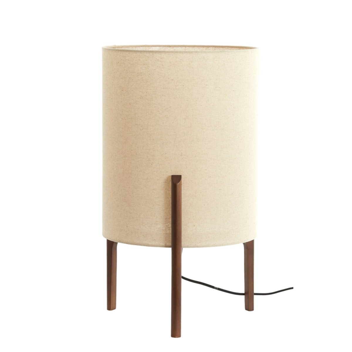 Litto 58cm Luonto pöytävalaisin valmistajalta Light & Living - Valaisimessa on tukeva tumma puurunko ja luonnonv&auml;rinen pellavavarjostin, joka levitt&auml;&auml; pehme&auml;&auml; ja miellytt&auml;v&auml;&auml; valoa.