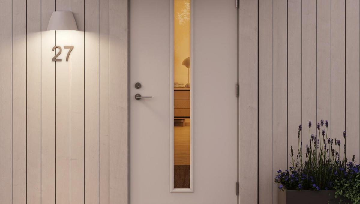 Seinävalaisin OUT-02 Valkoinen valmistajalta Plejd - OUT-02 on &auml;lyk&auml;s sein&auml;valaisin ulkok&auml;ytt&ouml;&ouml;n, jossa on s&auml;&auml;dett&auml;v&auml; valkoinen valo ja sis&auml;&auml;nrakennettu LED.