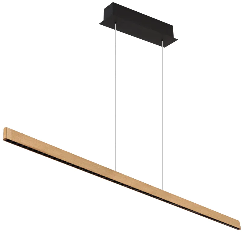 Dentsy 120cm Kupari kattovalaisin valmistajalta Globo Lighting - Med den smidiga touchknappen f&ouml;r av/p&aring; och den stegl&ouml;sa touchdimmern kan du enkelt justera ljusstyrkan efter &ouml;nskem&aring;l.