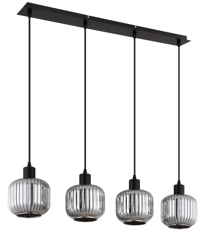 Tom 80cm Savun värinen kattovalaisin valmistajalta Globo Lighting - Den mattsvarta metallen ger ett modernt uttryck och passar perfekt in i olika inredningsstilar.