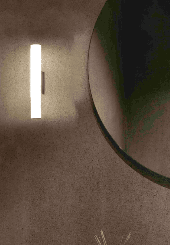 Volga Musta kylpyhuoneen valaisin valmistajalta Faro Barcelona - VOLGA on musta sein&auml;valaisin, jossa on LED-tekniikka ja joka on valmistettu alumiinista.