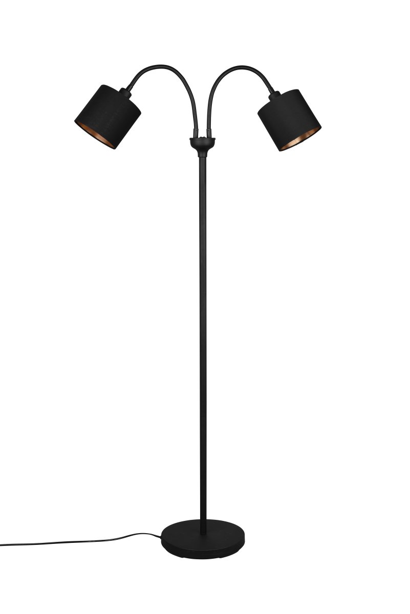 Tommy 2 Musta lattiavalaisin valmistajalta Trio Lighting - 