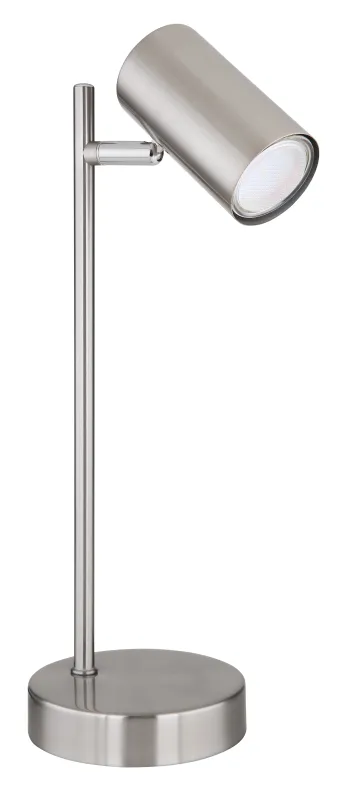 Robby 35cm Matta nikkeliä työpöytävalaisin valmistajalta Globo Lighting - Robby &auml;r en praktisk skrivbordslampa som blir ett stilfullt tillskott till ditt hem.