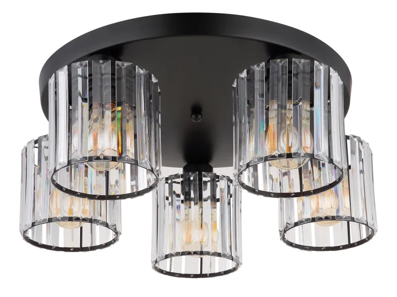 Jordana Ø46 Musta plafondi valmistajalta Globo Lighting - Jordana &auml;r en elegant plafond som imponerar med sin eleganta och stilrena design.