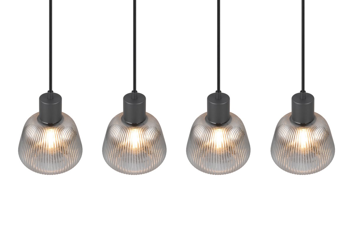 Tarifa 90cm Savun harmaa kattovalaisin valmistajalta Trio Lighting - Pehmeä valo ja ainutlaatuiset valaistustehosteet luovat lämpimän ja kutsuvan tunnelman.