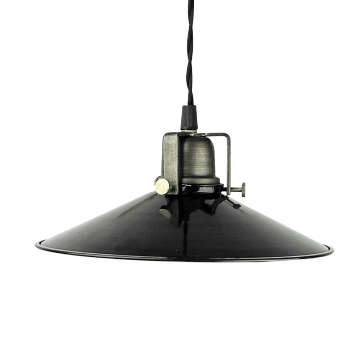 Suutarinlamppu Herbert Ø23 Musta ikkunavalaisin valmistajalta Strömshaga - Valaisimella ei ole yhteyttä, ei seinään eikä kattoon, vaan voit valita mihin haluat liittää.