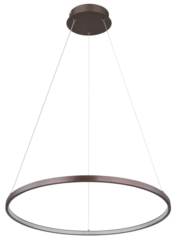 Ralph Ø60 Ruskea kattovalaisin valmistajalta Globo Lighting - Med en diameter p&aring; 60 cm och en h&ouml;jd p&aring; 120 cm blir den en stilfull blickf&aring;ngare.