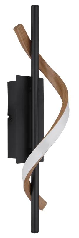 Watkins 47cm Musta seinävalaisin valmistajalta Globo Lighting - Watkins v&auml;gglampa &auml;r en stilren och modern belysningsl&ouml;sning som skapar en elegant atmosf&auml;r i ditt hem.