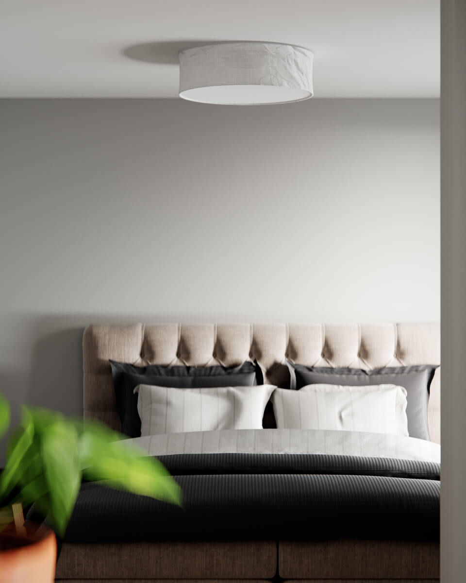 Vita Ø60 Valkoinen plafondi valmistajalta By Rydéns - Remontoi kotisi ja luo lämmin ja vieraanvarainen tunnelma valkoisella katollamme.