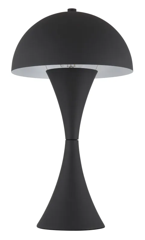 Dima 36cm Musta pöytävalaisin valmistajalta Globo Lighting - Perfekt f&ouml;r moderna milj&ouml;er, d&auml;r den ger en sofistikerad touch samtidigt som den sprider behagligt ljus.