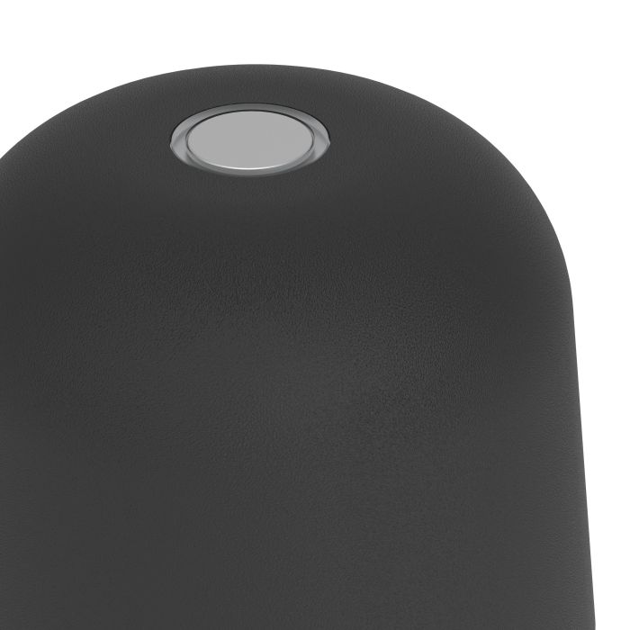Mannera 20cm Musta Siirrettävä valmistajalta Eglo - Se on helppo ladata mukana tulevalla USB-kaapelilla, joten se on helppo ottaa mukaan minne tahansa - riippumatta siit&auml;, oletko terassilla, puutarhassa tai piknikill&auml;.