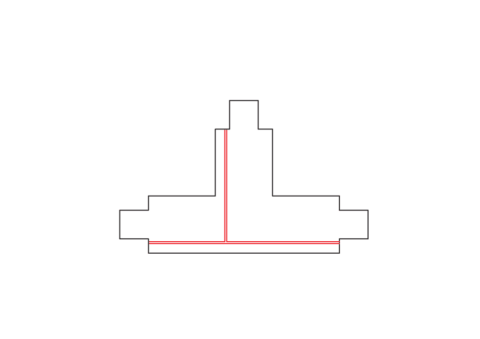 T-Liitin (GB39-3) Valkoinen valmistajalta Belid - 