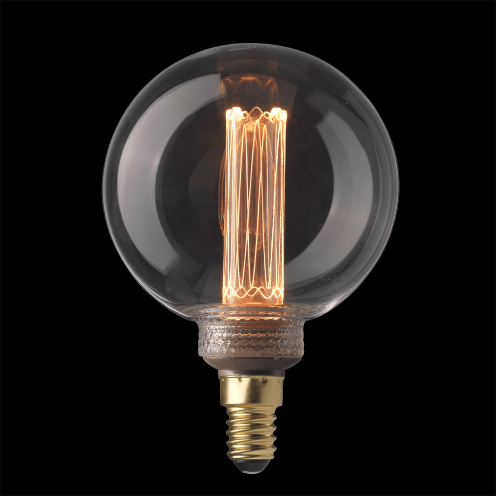 UNI-K E14 Globelamppu 80 2,3W 1800K valmistajalta Unison - Suuret LED-filamentit, jotka jäljittelevät hiilihehkulamppua.