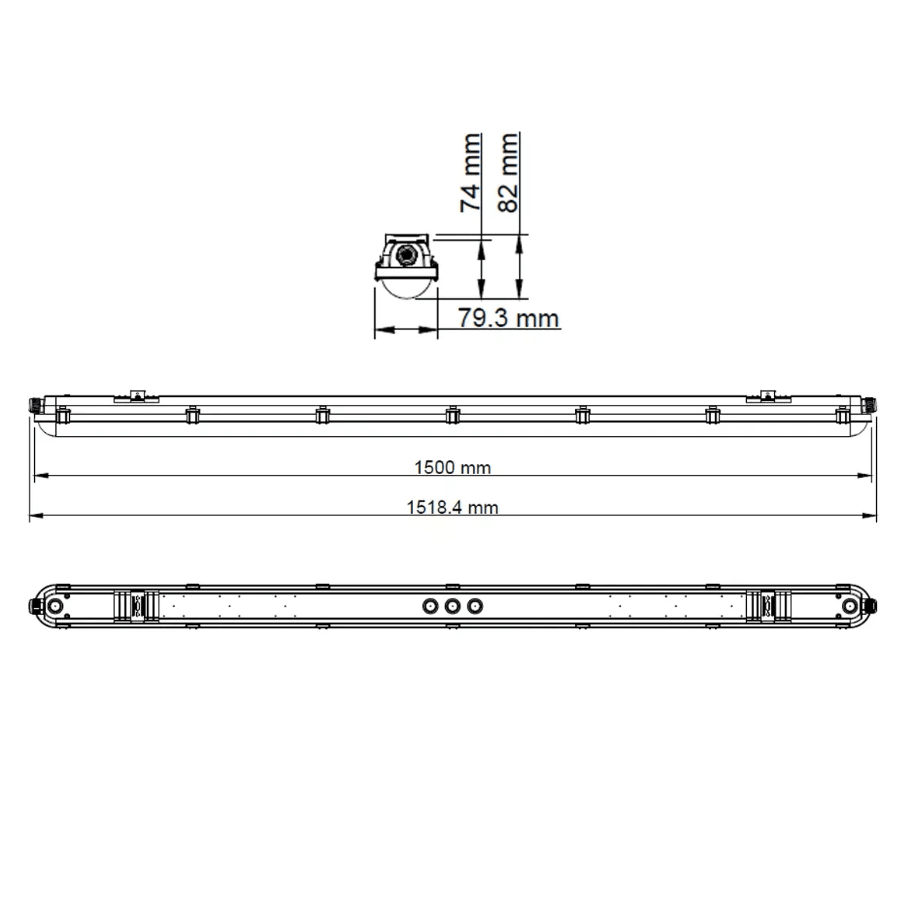 Sixtyfivey 4000K 150cm Harmaa valmistajalta Designlight - Valaisin on varustettu korkealaatuisilla LED-diodeilla ja -ajureilla, mik&auml; takaa pitk&auml;n k&auml;ytt&ouml;i&auml;n ja minimaalisen huollon tarpeen, joten se sopii t&auml;ydellisesti paikkoihin, joissa valaistusta on vaikea saavuttaa tai sen huolto on kallista.