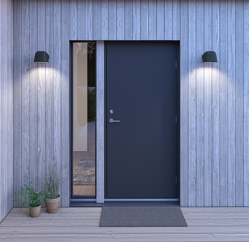 Boo Musta ulkovalo valmistajalta Belid - Jopa värilämpötilaa ja voimakkuutta voidaan säätää valitsemalla Lumen ja Kelvin.