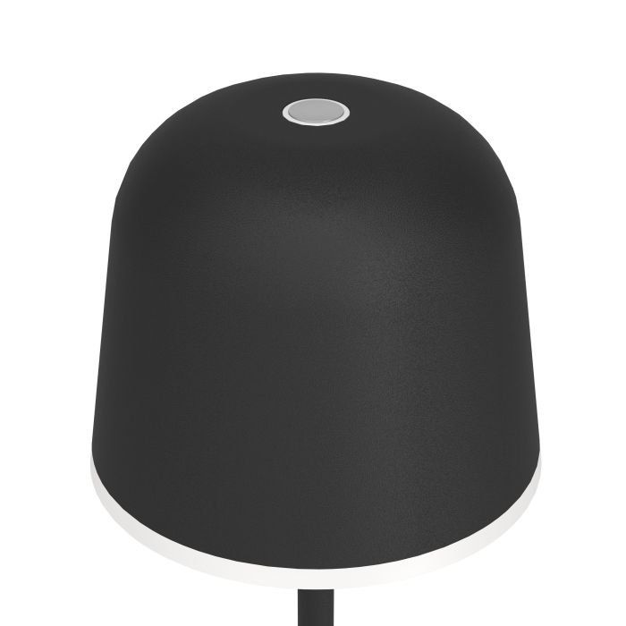 Mannera 34cm Musta Siirrettävä valmistajalta Eglo - Se on helppo ladata mukana tulevalla USB-kaapelilla, joten se on helppo ottaa mukaan minne tahansa - riippumatta siitä, oletko terassilla, puutarhassa tai piknikillä.